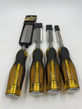 Stanley 4 Piece FatMax Bevel Edge Wood Chisel  Set 12, 18, 25 & 30mm