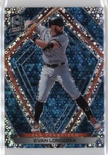 2020 Panini Chronicles Spectra Neon Blue Prizm 44/99 Evan Longoria #33 0zg6