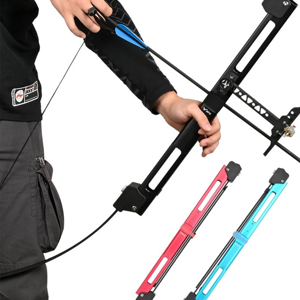 55inch Collapsible Bow Set with Dual Arrow Rests for Archery Hunting Training - Image 2 of 4