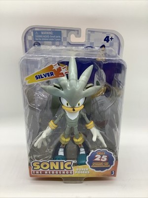 Sonic The Hedgehog Super Posers Silver 6in. Figure NIP