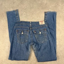 True Religion Embroidered Relaxed Boot Cut 'Billy' Jeans Made in USA 29/33