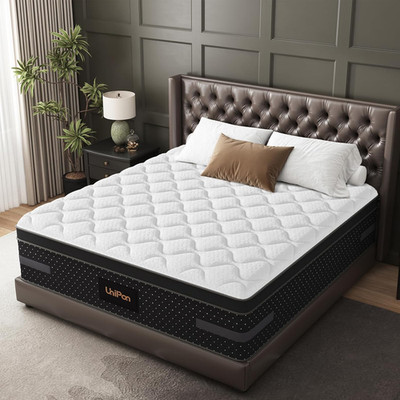 14 inch Extra Firm Mattress King- Cooling Gel Hybrid Mattresses Pressure Relief