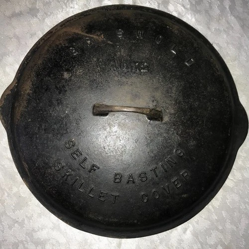 RARE Vintage GRISWOLD Erie PA 472 Cast Iron SELF BASTING Skillet COVER Lid No 12
