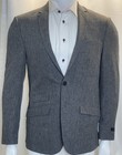 Andrew Fezza Men's SportCoat Blazer Two Button Gray Polyester Size 38R $225 NEW — photo 1