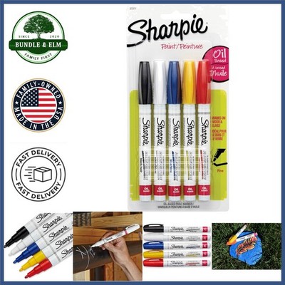 Assorted Color Fine Point Paint Markers for Art, Office, and School Projects