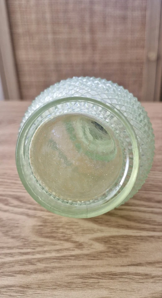 Ancienne Lampe Berger Paris A Universelle verte – verre pressé – vintage - Photo 3/4