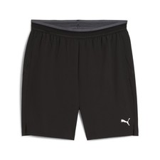 PUMA Tech Training 7 Inch Stretch Woven Shorts Mens Black Casual Athletic Bottom