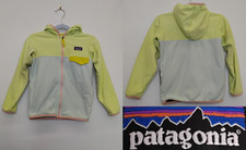 Patagonia Fleece Hoodie Kids 5T Yellow/Blue C...