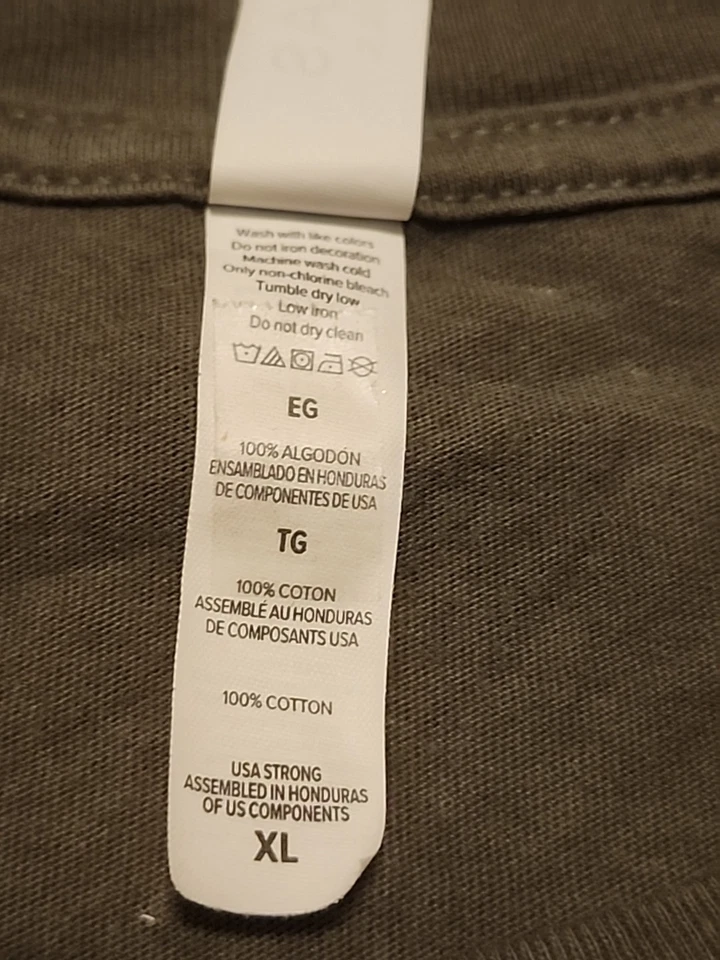 Pearl Jam 2024 Dark Matter Tour Concert Tshirt Unisex XL Green Short Sleeve - Image 3 of 4