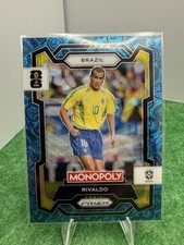 2026 Panini Prizm Monopoly World Cup Rivaldo Four Corners Blue Wave Brazil #21