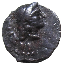 PTOLEMAIC EGYPT. AE 11. TIME OF PTOLEMY IX-X. CIRCA 116-88 BC. KYRENE MINT.