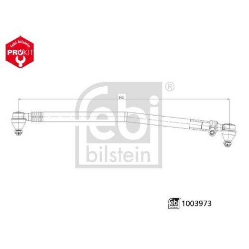 febi Bilstein 1003973 Lenkstange Prokit FüR Renault Trucks, Vorderachse-image