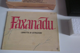 FAXANADU-NINTENDO NES-PAL-ITA-COMPLETE WITH EVERYTHING-INTERIOR GREAT-GOOD BOX