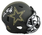 Cowboys Dez Bryant Signed Salute to Service IV Speed Mini Helmet BAS Witnessed