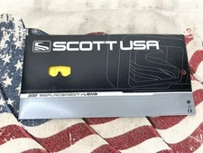 Vtg Scott USA Lexan Lens 08 0595 Motorcycle Amber Tinted Goggle Lens Replacement