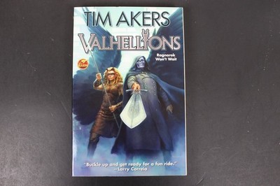 Valhellions Tim Akers 2022 First Printing Fantasy Sci-Fi Baen Books Original PB