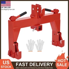 3-Point Quick Hitch Adapter for Category 1 & 2 Steel Attachment Tractor 3000 LBS