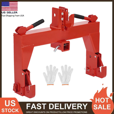 #ad 3 Point Quick Hitch Adapter for Category 1 amp; 2 Steel Attachment Tractor 3000 LBS $137.14