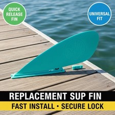 Body Glove Aqua Blue Removable Center Fin for Inflatable SUP Paddleboard