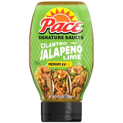 #ad #ad Pace Signature Sauces Cilantro Jalapeno Lime Sauce 10.4 oz Bottle $5.99