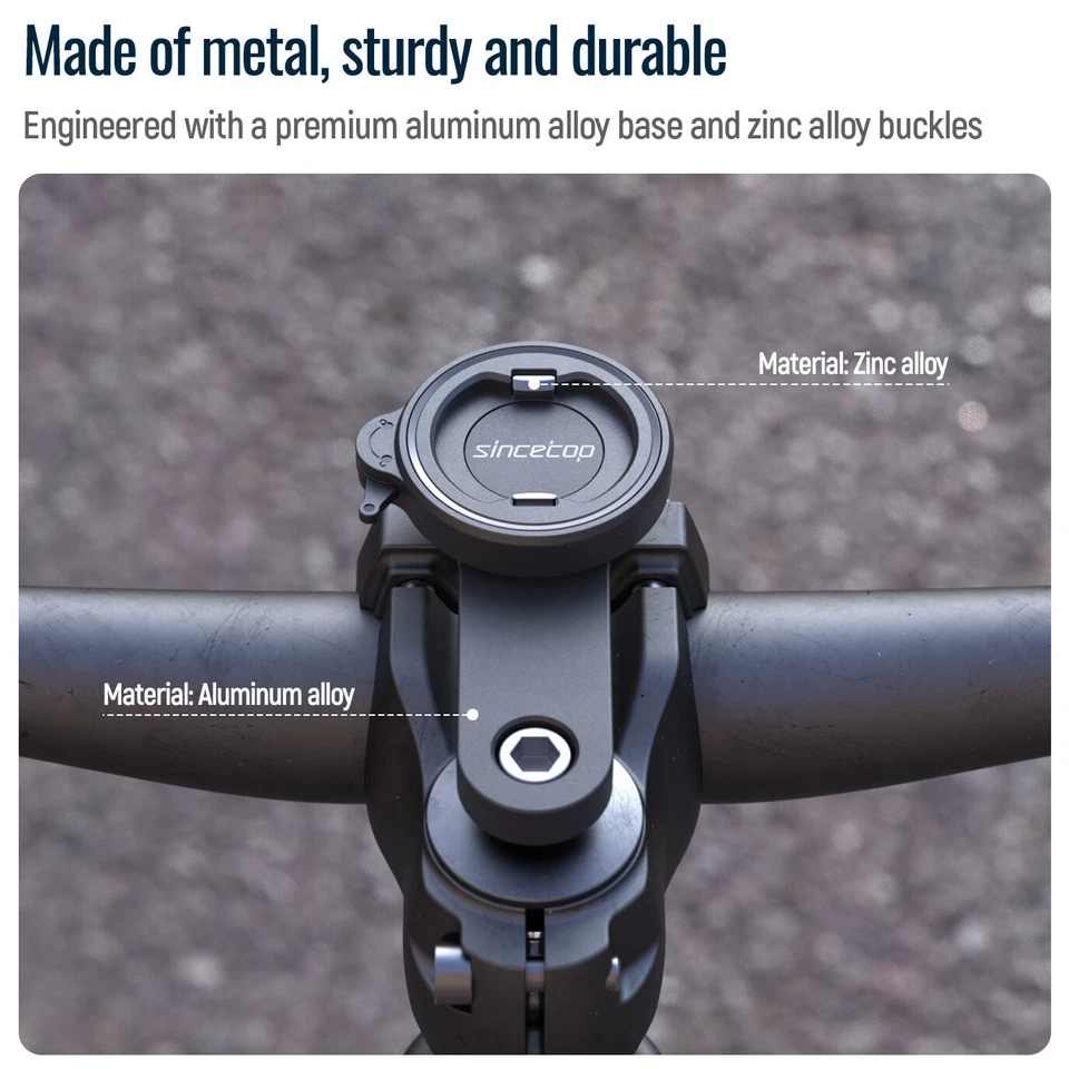 Bike Phone Holder,Quick Release/Lock MTB/Bicycle Stem Cell Mount【Series C-Gen1】 - Image 3 of 4