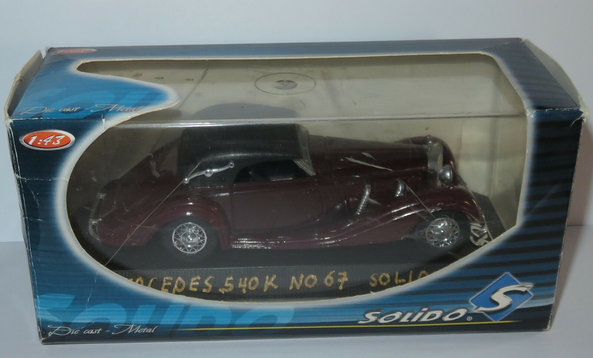 Ancienne solido Mercedes 540k 1939 - Collection