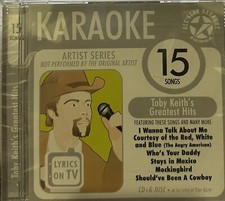 All Star Karaoke Toby Keith Greatest Hits 15 Songs Country Music CD