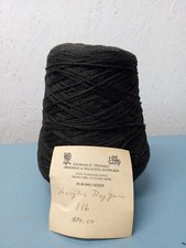 Black Acrylic Rug yarn  LL 