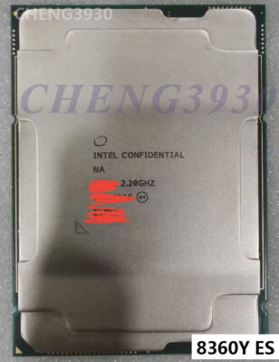 Intel Xeon Platinum 8360y ES 36c 2.2ghz 250w lga4189 ddr4-3200 CPU processor