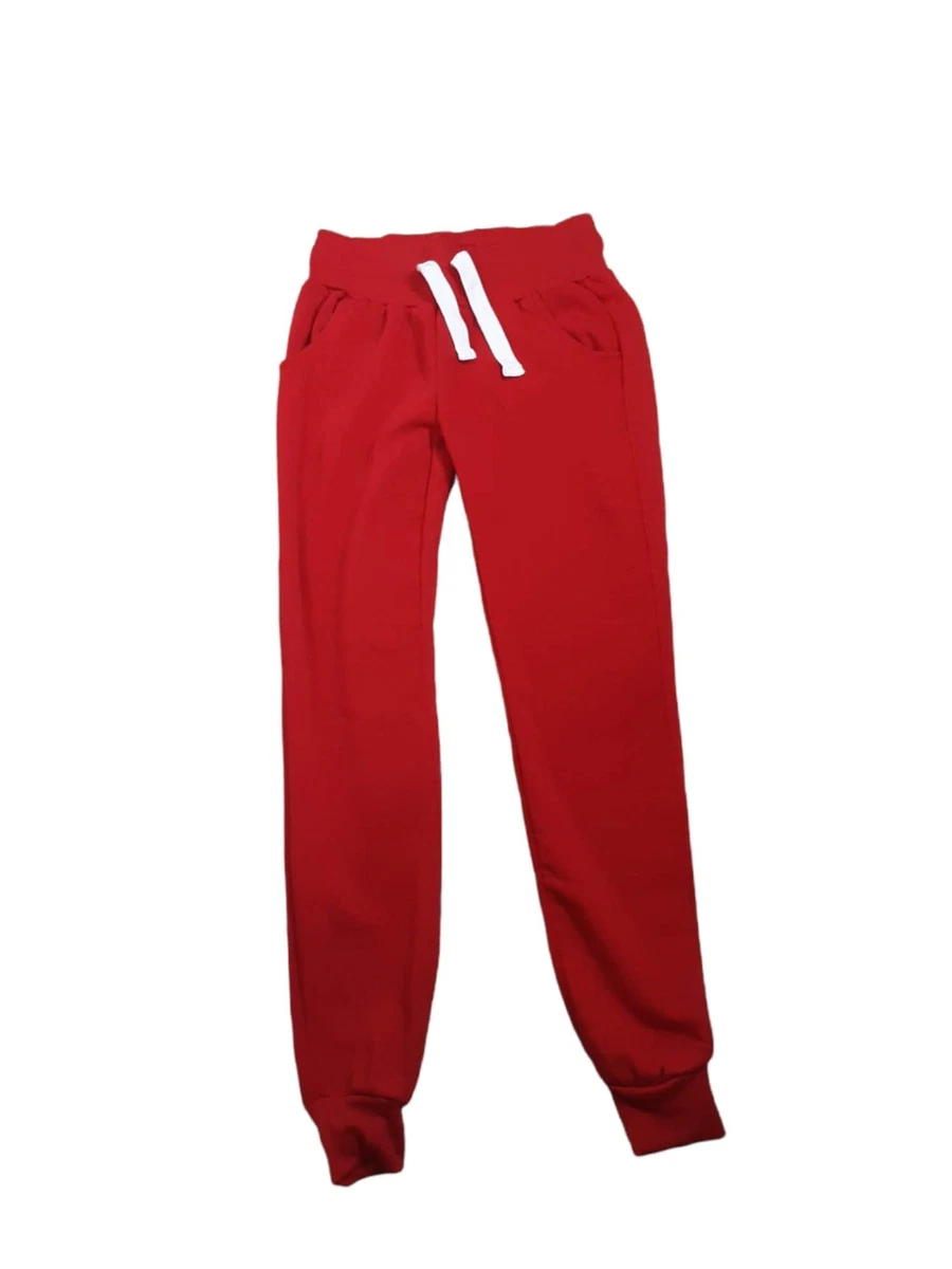 Red jogging cheap bottoms womens