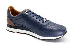 navy blue bally sneakers