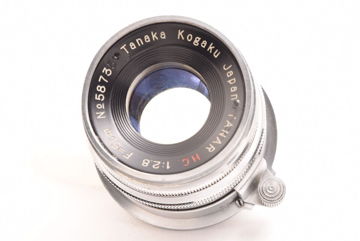 TANAR H.C. 5cm f2.8 Tanaka Kogaku Japan #5873 kjm 108-37-2 TANAR H.C. 5cm f2.8 Tanaka Kogaku Japan #5873 kjm 108-37-2