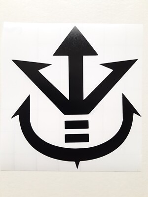 Saiyan Symbol Dragon Ball Z Vegeta Sticker Vinyl Decal Car Windows  Waterproof!