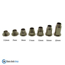 Silver Clock Movement Fitting Nut Compatible With Junghans Hermle Kienzle UTS