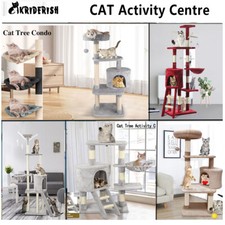 Cat Scratching Post Cat Tree Tower Activity Centre Tree House Climbing Frame