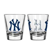 MLB New York Yankees 4 Images Standard 2 oz Shot Glass by Boelter