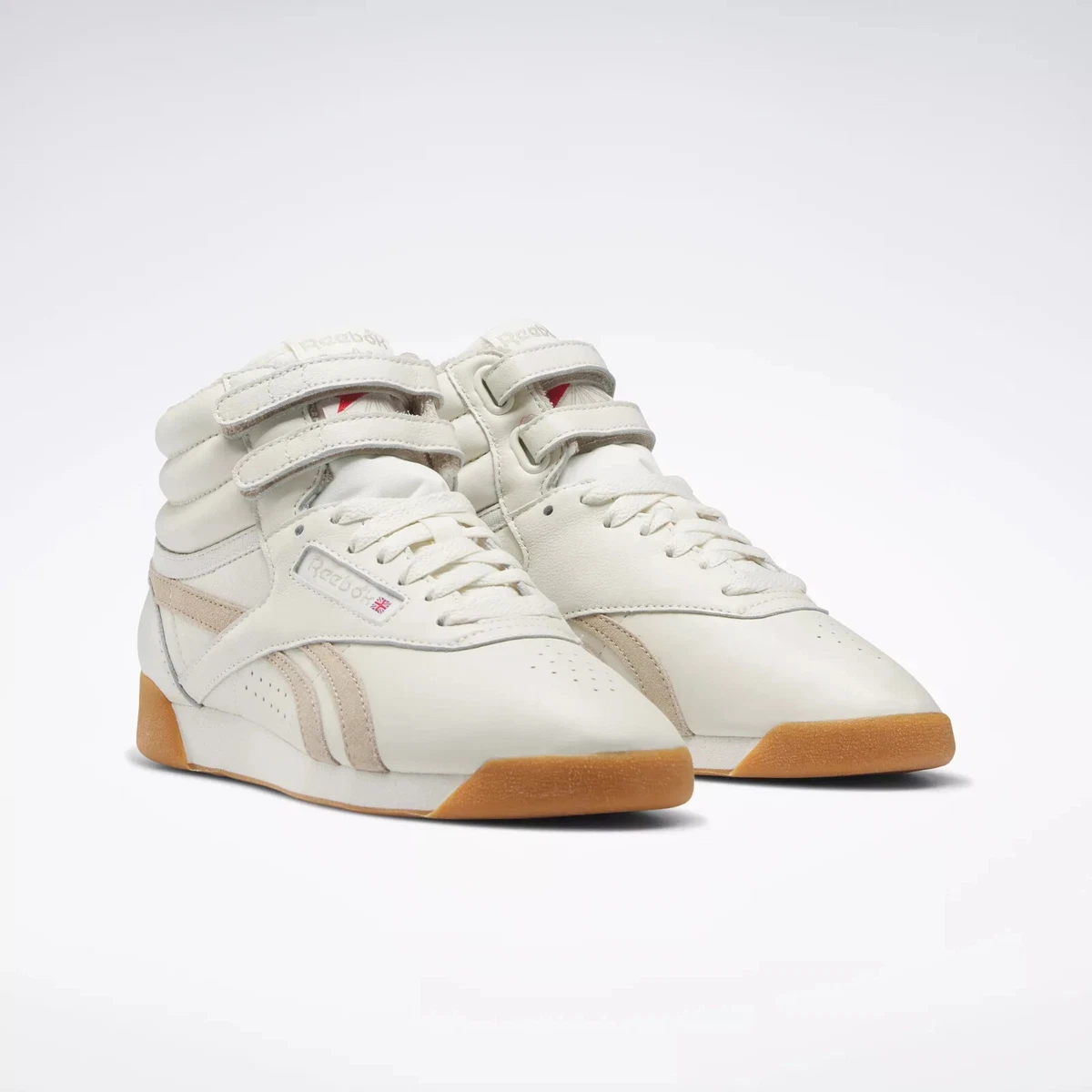 Reebok freestyle hi beige sale
