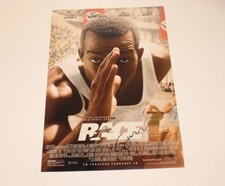 ACTOR STEPHAN JAMES SIGNED 'RACE' 12x18 INCH MOVIE POSTER w/COA JESSE OWENS