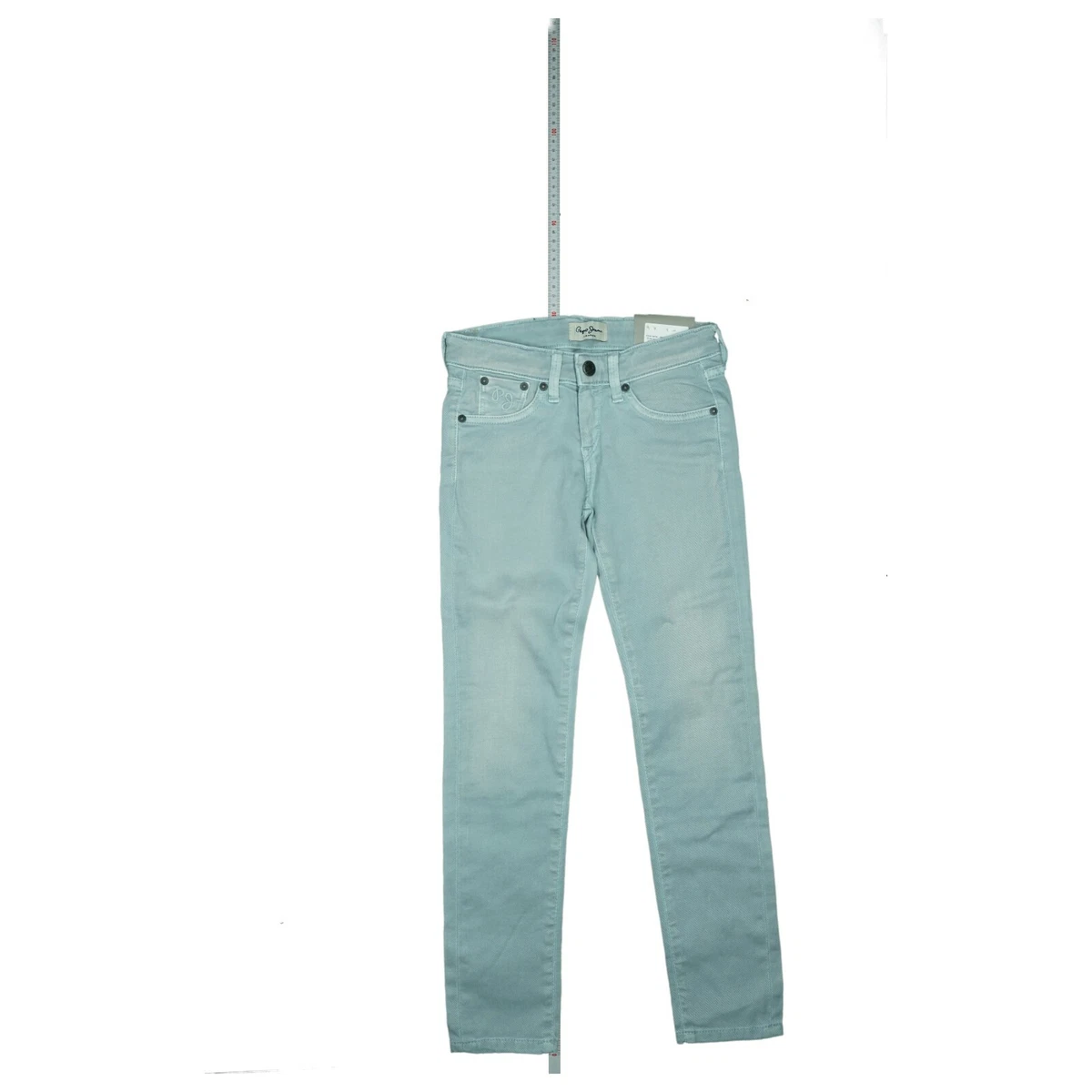 Pepe Jeans Pixlette Girls Children s Super Stretch Trousers 8 Years Sz. 128 Grey