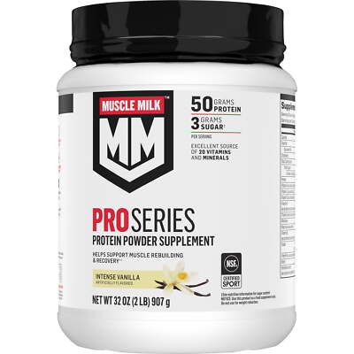 Pro Series Vanilla Protein Powder, 50g Protein, 2 lb Free shipping