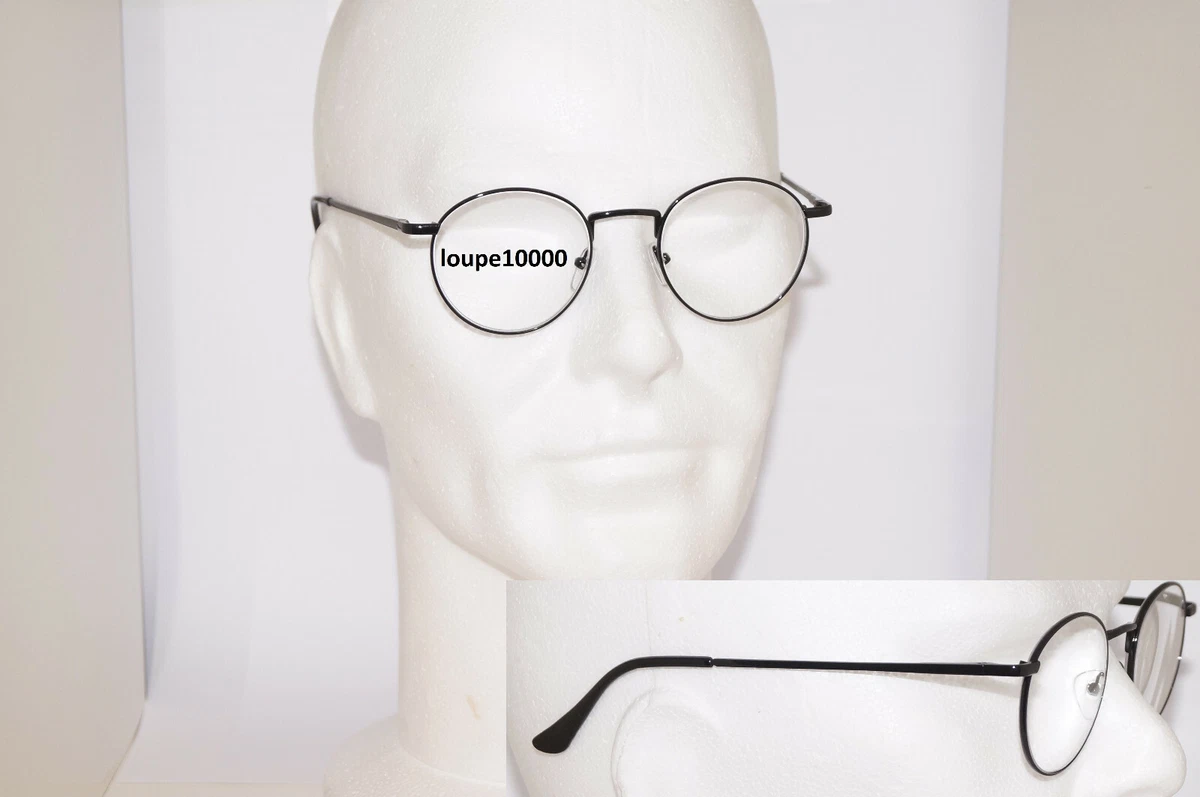 lunettes loupe de lecture ronde retro metal r f L7075 N 708 eBay