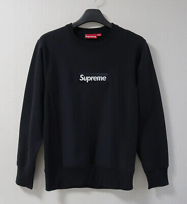 Supreme Box Logo Crewneck Black Small