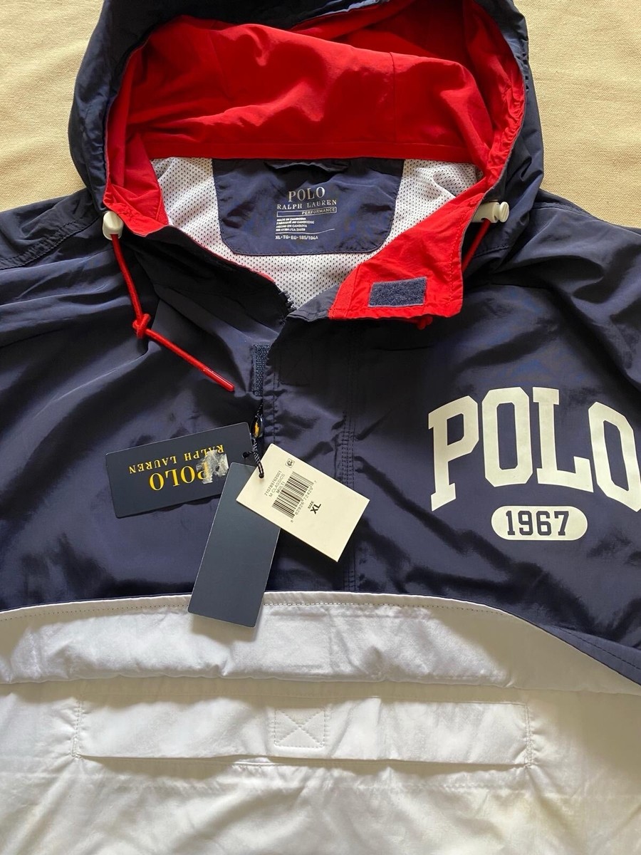 Polo Ralph Lauren Men's Logo POLO 1967 Color-Block Half-Zip