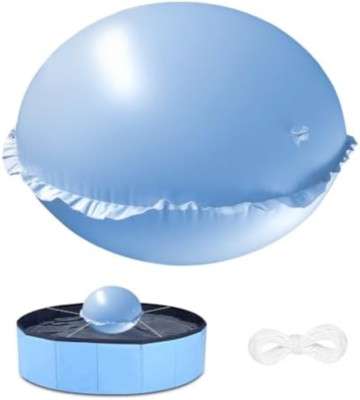Cuscino Gonfiabile Invernale Per Piscina Fuori Terra 1,2x2,4 M - PVC Extra Spesso 0,4 Mm, 4 Occhielli, Valvola Boston, Antigelo E Antiurto