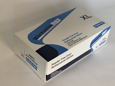 Victoria Bay Powder Free Vinyl Multipurpose Gloves (X-Large) Box