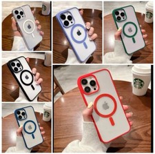 Case For iPhone SE 2022 8 13 14 15 Pro Max 12Pro 11 Clear MagSafe Magnetic Back