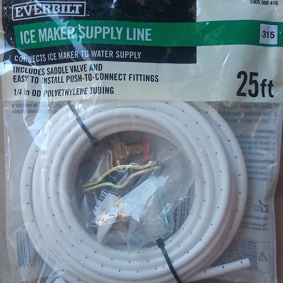 Everbilt 1/4 in. COMP X 1/4 in. COMP X 25 Ft. Poly Ice Maker