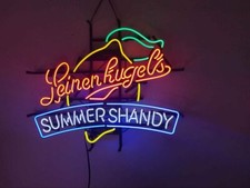Leinenkugel's Summer Shandy Neon Sign Werbeleuchten Dekor Leuchtreklame 24"x20"