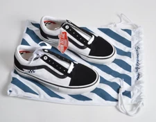 NWT Mens VANS Old Skool Shoe $70 6 white black custom