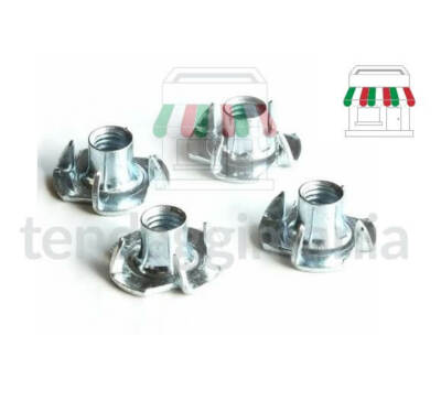 100 Inserti Filettati Per Legno M6 X 15mm - Boccole In Acciaio Zincato Per Mobili E Fai Da Te - Foto 4